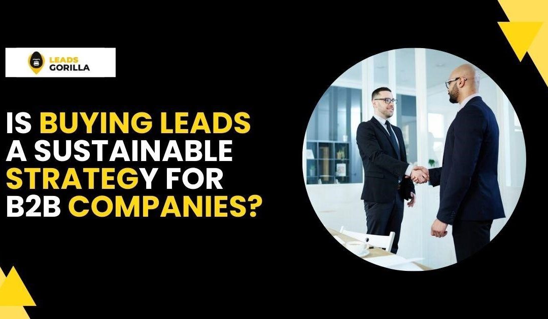 Lead for Sale: Is It a Sustainable Strategy for Modern B2B Companies?