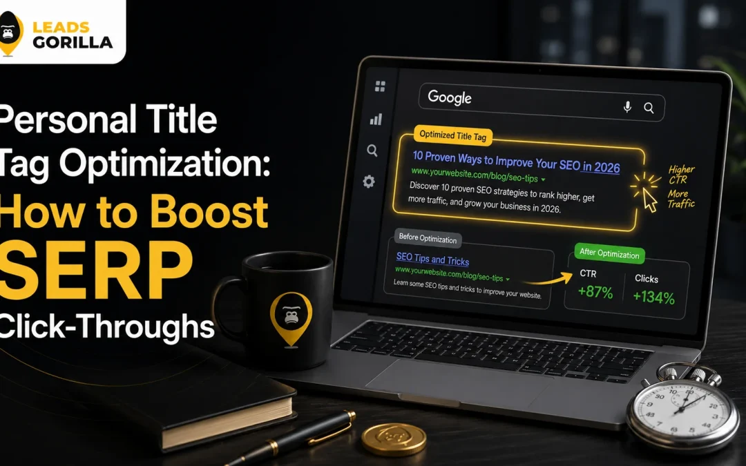 Personal Title Tag Optimization: How to Boost SERP Click-Throughs